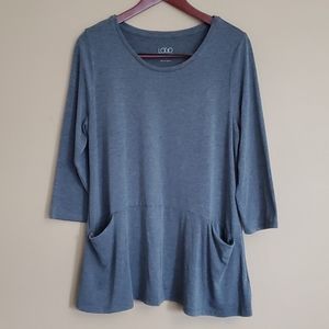 LOGO By Lori Goldstein Tunic With Pockets